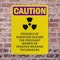 Signmission Radiation & Laser Sign, 10 in H x 7 in W, Plastic, Rectangle OS-2PACK-CR-P-710-V-10248 - alternate 7